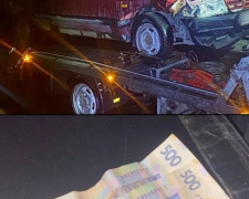 У Запоріжжі п&#039;яний водій врізався в електроопору та намагався відкупитися від поліції