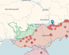 В якій частині Запорізької області зараз точаться бої: мапа