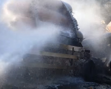 На місці ракетного удару по Запоріжжю запобігли вибуху метану - відео