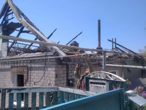 У селищі Запорізького району, що зазнало масованої ракетної атаки, відновили газопостачання