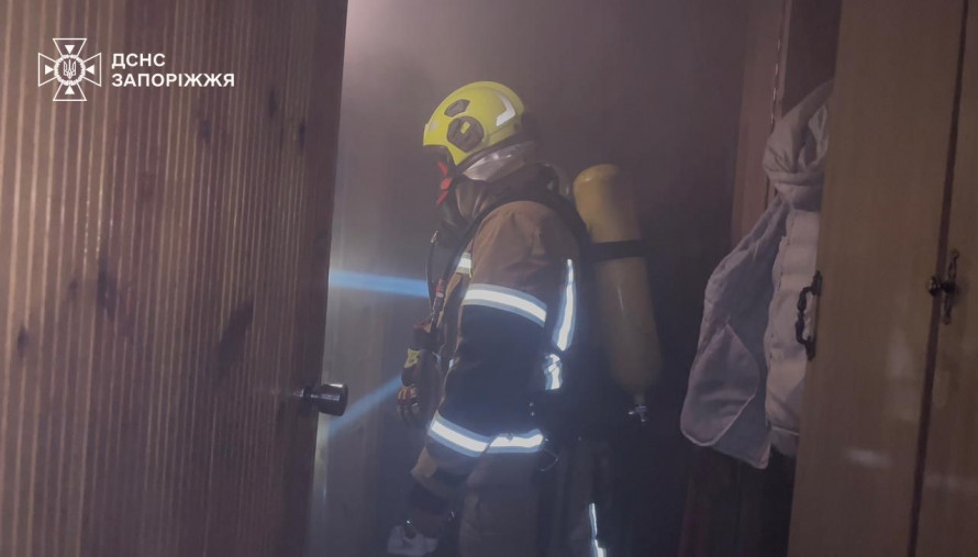 На Запоріжжі під час пожежі в магазині постраждали двоє людей (фото)