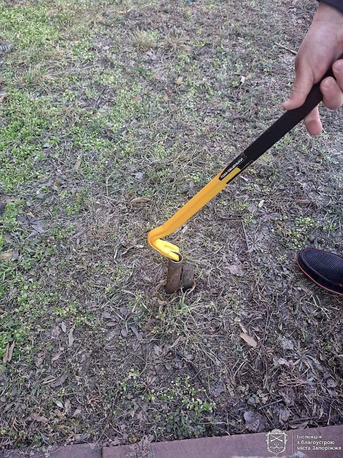 Після скарг у соцмережах: у центрі Запоріжжя прибрали незаконні банери російською мовою (фото)