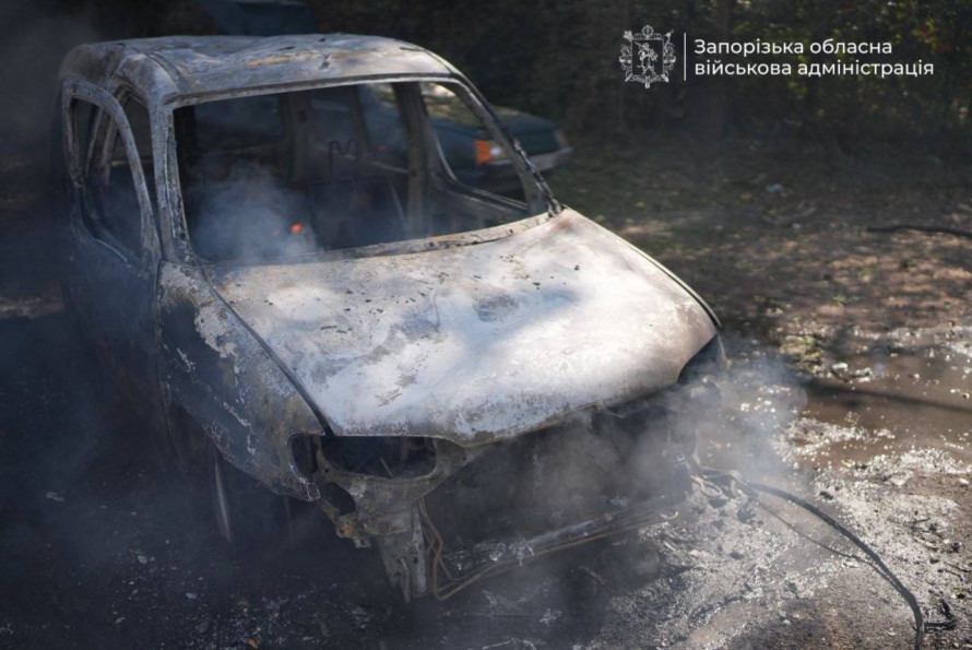 У Запоріжжі під час атаки дрона на автостоянку постраждали люди: серед них водії та механік (фото, відео)