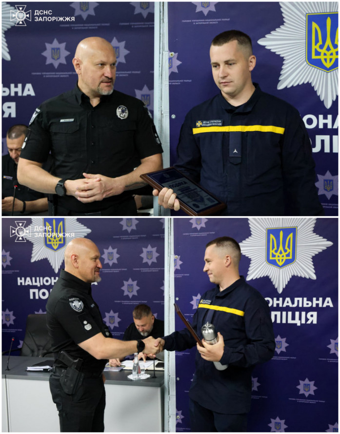 Зупинив грабіжника – у Запоріжжі сержант ДСНС допоміг поліції упіймати злодія (фото)