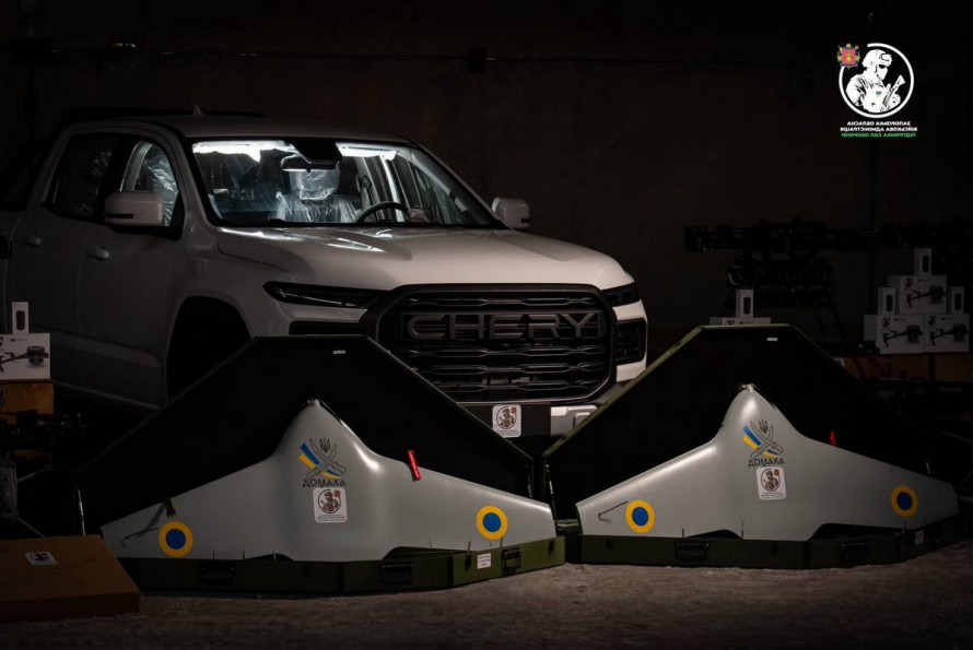 Запорізьким розвідникам передали нову техніку на 14 мільйонів гривень (фото, відео)