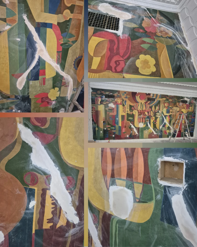 Відновили історію за два тижні — у Запоріжжі ожив занедбаний стінопис 70-х років (фото)