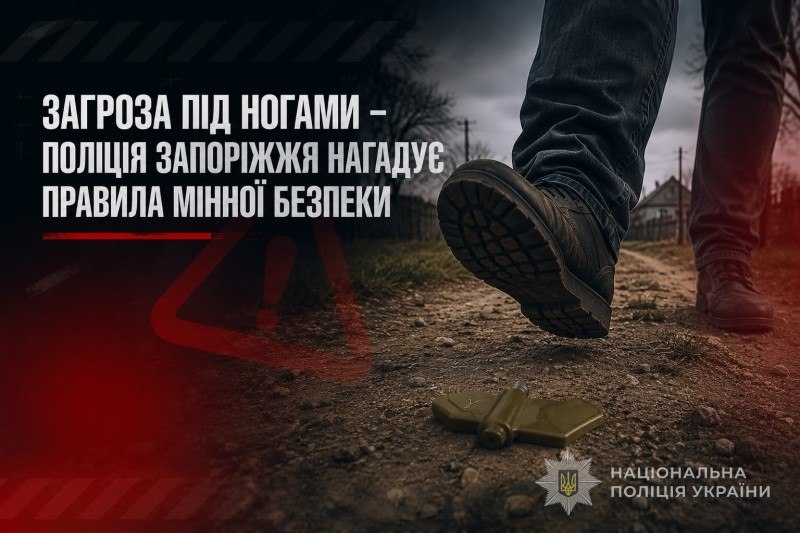 Лежала просто під ногами: житель Запорізького району підірвався на протипіхотній міні