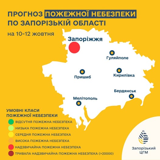 Дощик у суботу, сонце в неділю — що приготувала запоріжцям погода на вихідні 10 та 11 жовтня