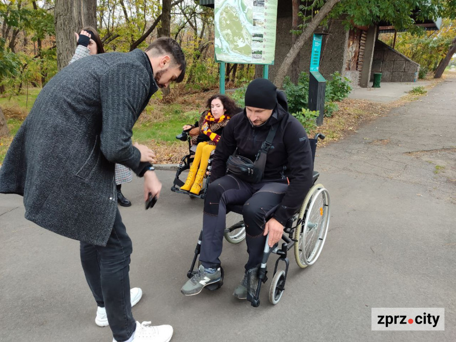 Перевірка Хортиці на доступність - як на острові знімали проєкт про інклюзивність (фото)