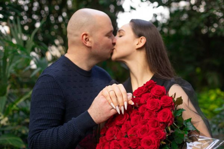 Освідчення серед пальм - у запорізькому ботсаду новий рік почався з романтичної події (фото)