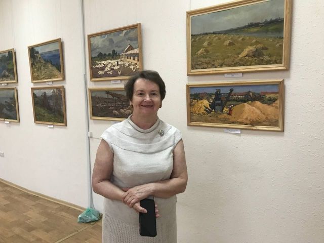 Втратив зір, але залишив світло на полотні - у Запоріжжі відкрилася виставка картин Михайла Гребеннікова (фото)