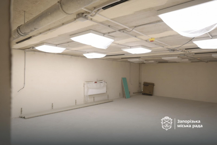 Безпечне навчання: у Запоріжжі ремонтують укриття гімназії — коли планують завершити (фото)