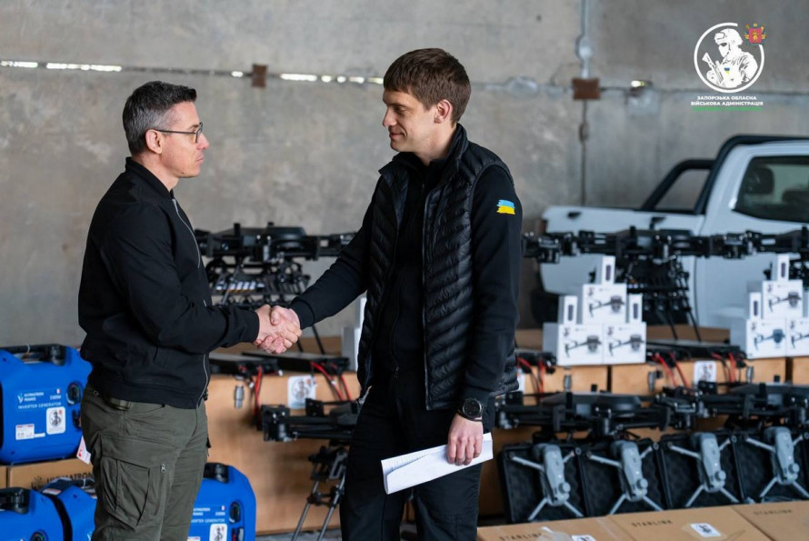 Запорізьким розвідникам передали нову техніку на 14 мільйонів гривень (фото, відео)