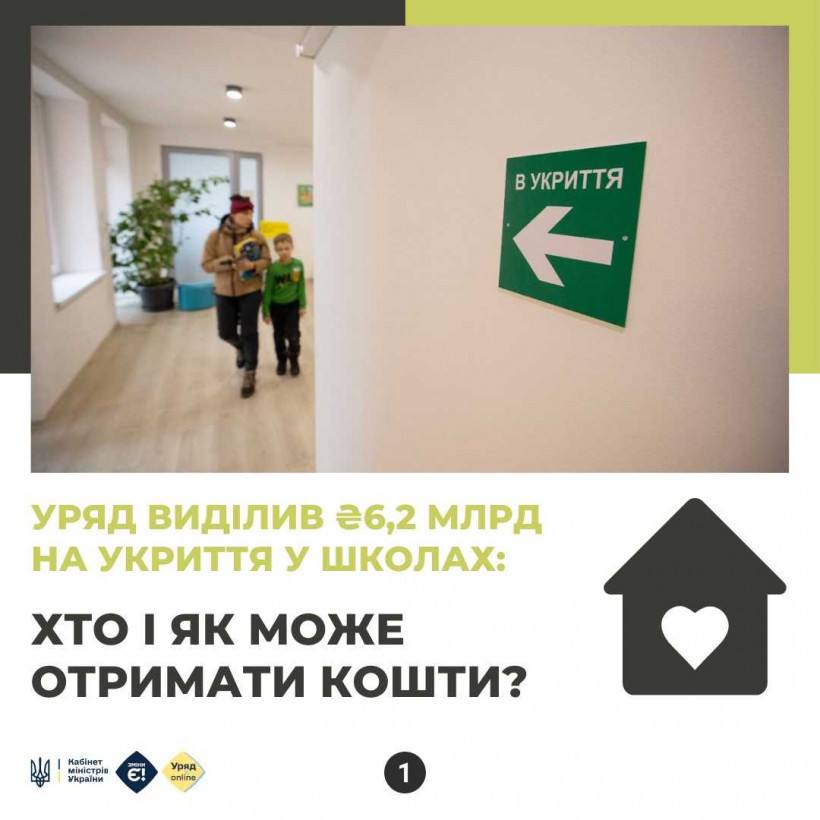 У Запоріжжі громади зможуть відремонтувати або облаштувати укриття у школах