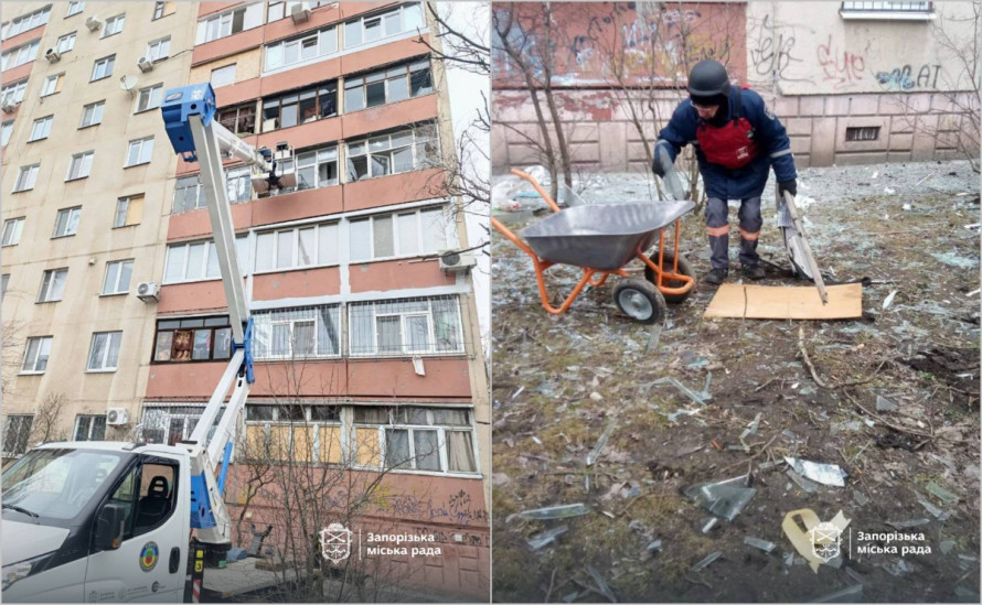 Вирви та уламки на землі: в Запоріжжі фахівці екоінспекції обстежили уражені дронами ділянки (фото)