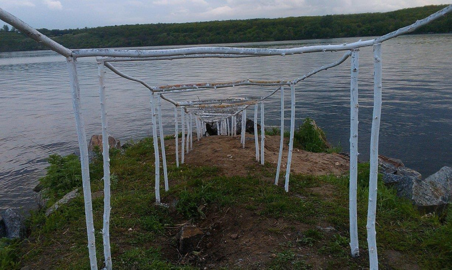 Дев'ять років тому урочище Сагайдачного у Запоріжжі виглядало дуже незвичайно - фото