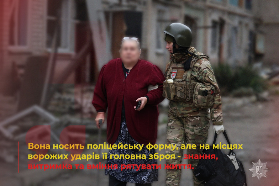 "Якщо людина зовсім не боїться - це навіть погано": запорізька поліцейська розповіла, як рятує людей