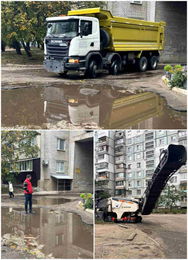 Асфальтують останню смугу — у Запоріжжі продовжується оновлення Аркового мосту (фото)
