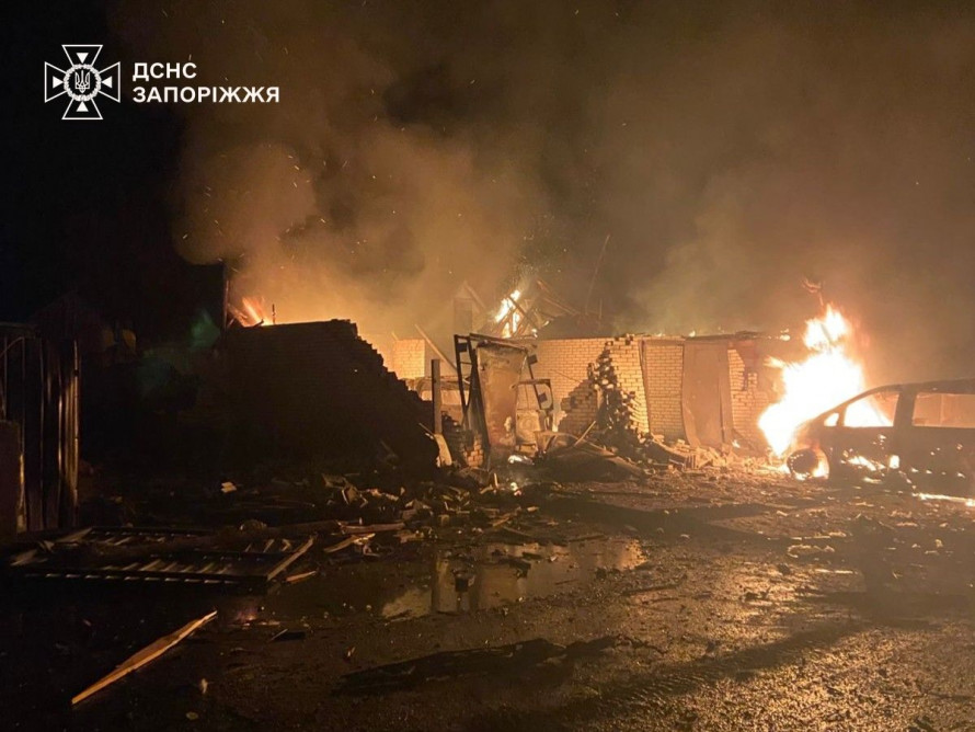 Ворог атакував Запорізький район: одна людина отримала поранення (фото)