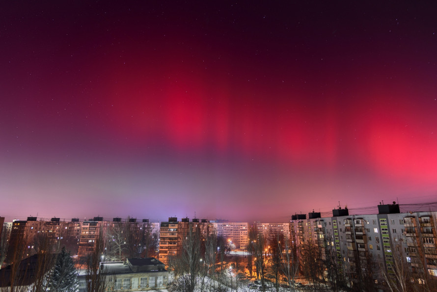 Магія в небі: запоріжці спостерігали рідкісне північне сяйво (фото)