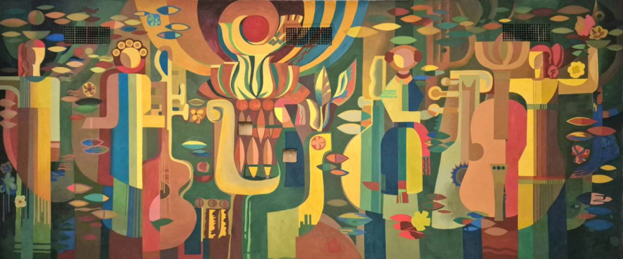 Відновили історію за два тижні — у Запоріжжі ожив занедбаний стінопис 70-х років (фото)