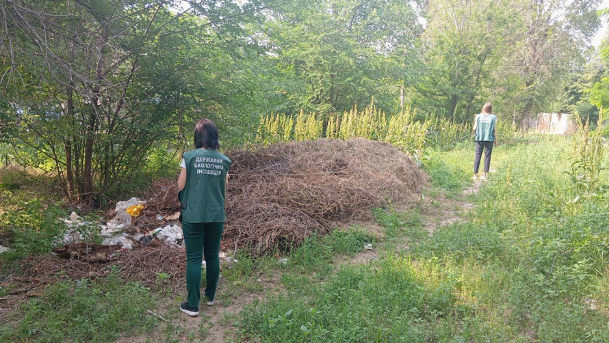 Забруднили квартал — у Запоріжжі в житловому секторі знайшли кілька звалищ з відходами (фото)