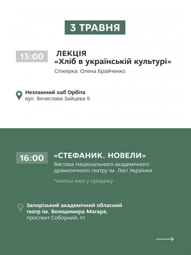 На початку травня у Запоріжжі відбудеться мистецький фестиваль: детально про заходи (є безкоштовні)