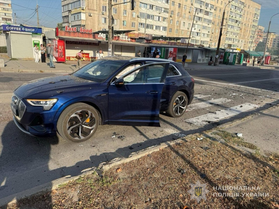 Атака дрона на Запоріжжя: одна людина отримала поранення (фото)