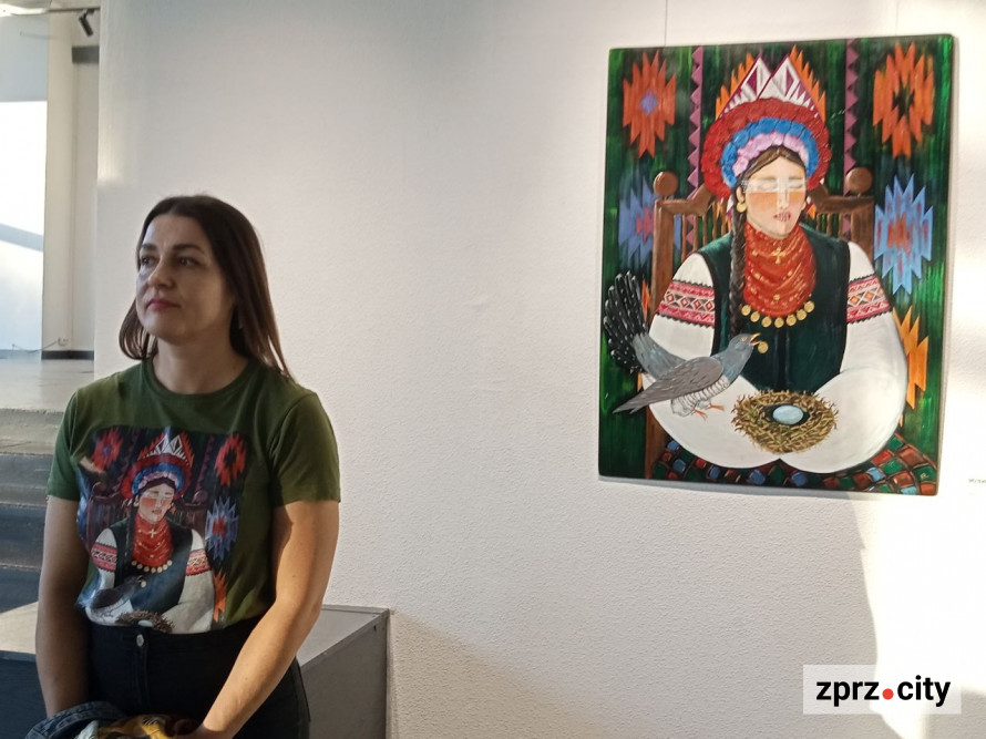 "Мені подобається цей образ загадковістю і містицизмом": у Запоріжжі відкрили сучасну виставку Мамаїв - фото