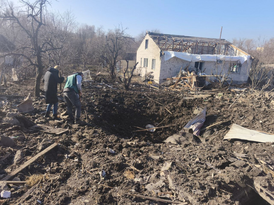 Після обстрілу Запоріжжя 11 березня екологи зафіксували масштабне засмічення територій (фото)
