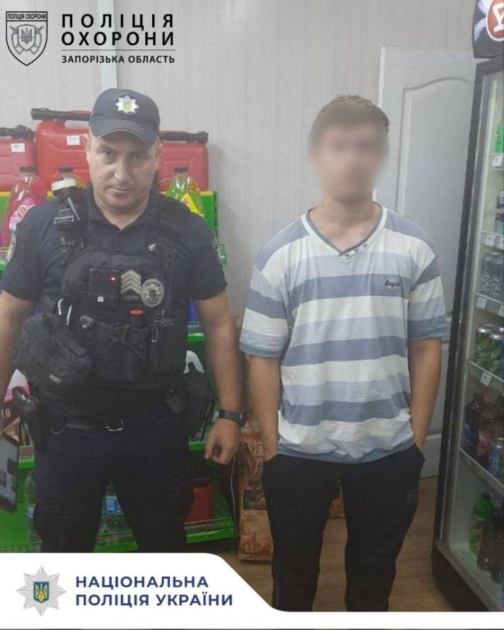 Вдерся через віконце на АЗС: у Запоріжжі на гарячому затримали крадія (фото)