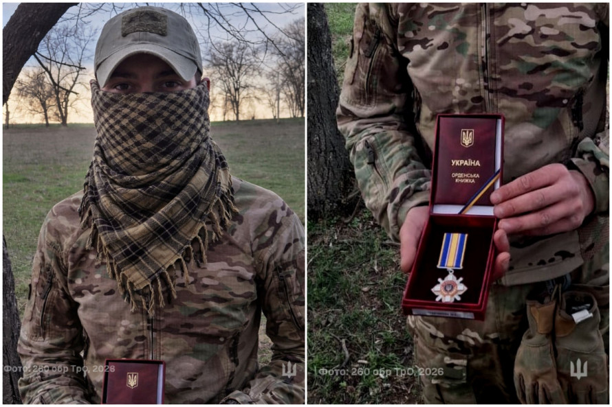 «Демілітаризував» ворогів та взяв у полон окупанта: боєць запорізької бригади ТРО «Татарін» отримав орден «За мужність» (фото)