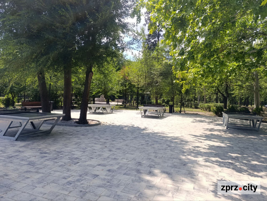 Теніс під кронами дерев - у запорізькому парку з'явилася стильна локація для гри та відпочинку (фото)
