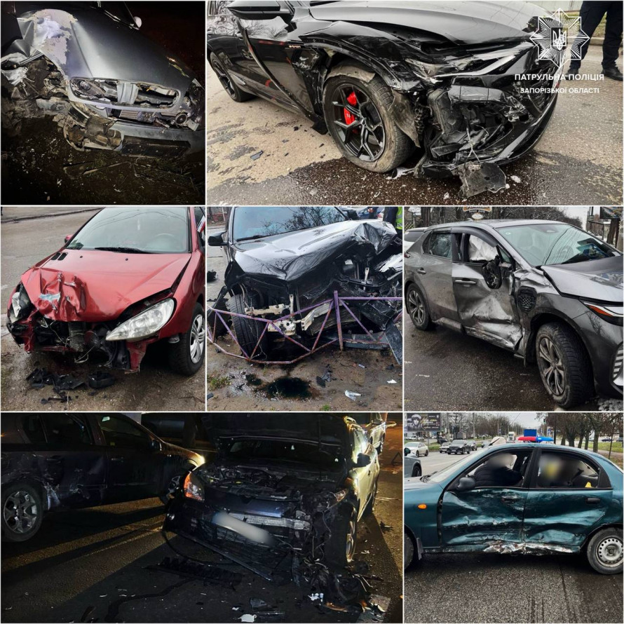 Десятки загиблих і понад тисяча постраждалих - запорізькі патрульні оприлюднили річну статистику ДТП