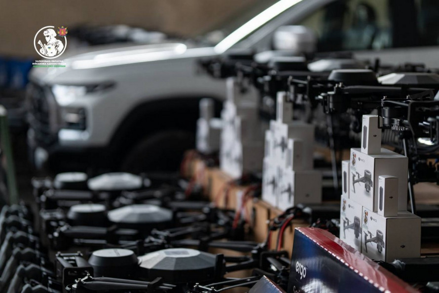 Запорізьким розвідникам передали нову техніку на 14 мільйонів гривень (фото, відео)