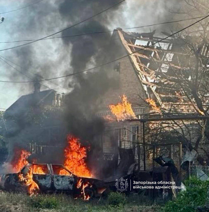 Зросла кількість постраждалих внаслідок комбінованої атаки по Запоріжжю (фото, відео)