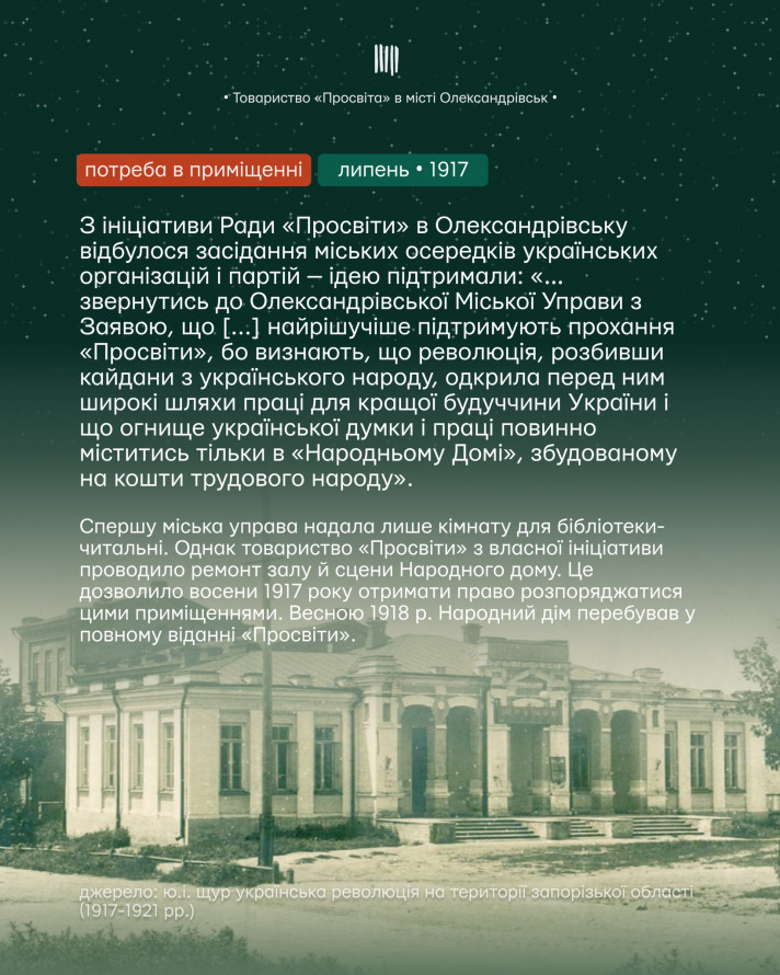 Українізували містян - як в Олександрівську понад 100 років тому з'явилася відома "Просвіта"