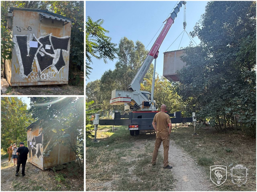 Запоріжжя звільняють від самовільних споруд: у двох районах прибрали гаражі та МАФ (фото)