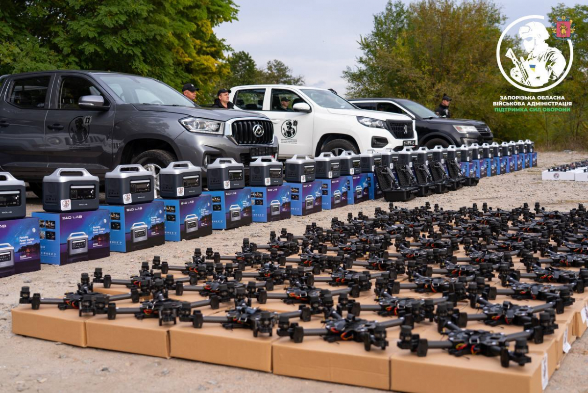 У Запоріжжі для Нацполіції закупили FPV-дрони, автівки та обладнання (фото)