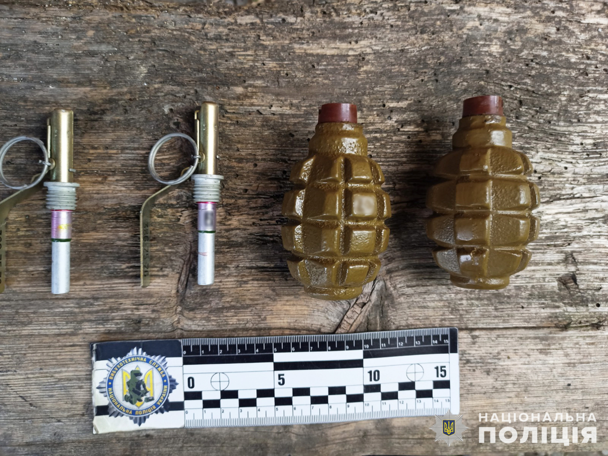 Кримінальний "урожай": поліція Запоріжжя затримала чоловіка, який продавав покинуті окупантами гранати