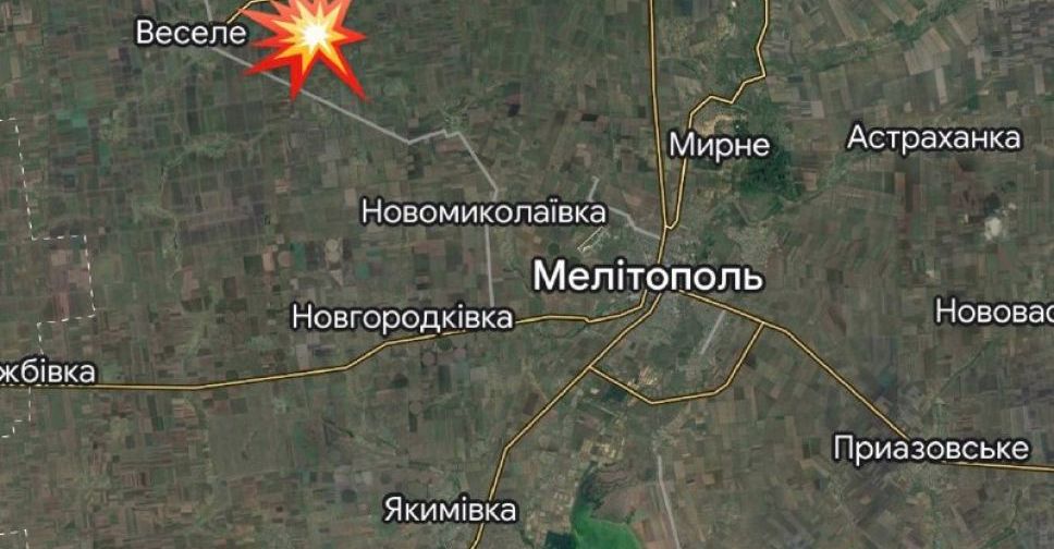 В окупованому селищі Запорізької області знищили військову базу окупантів