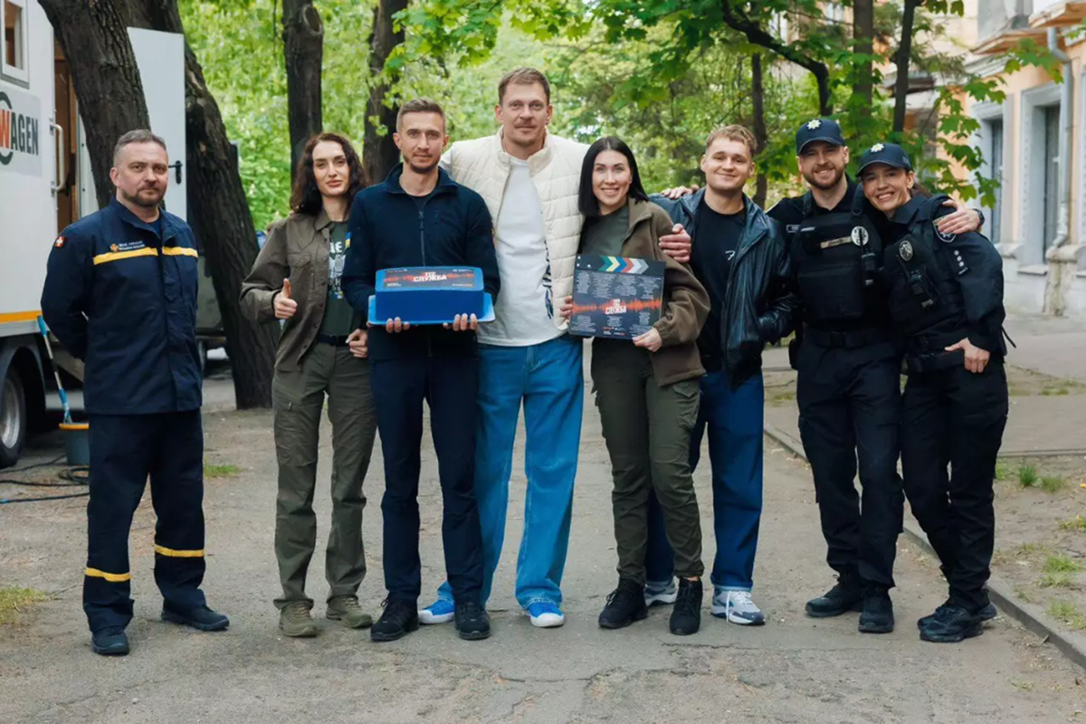 Знімають за підтримки МВС - запорізький актор Андрій Ісаєнко зіграє головну роль в новому серіалі (фото, відео)