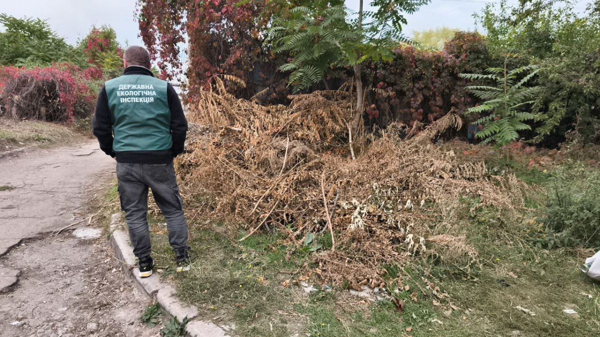 Скло, деревина і пакети - в центрі Запоріжжя виявили незаконне сміттєзвалище