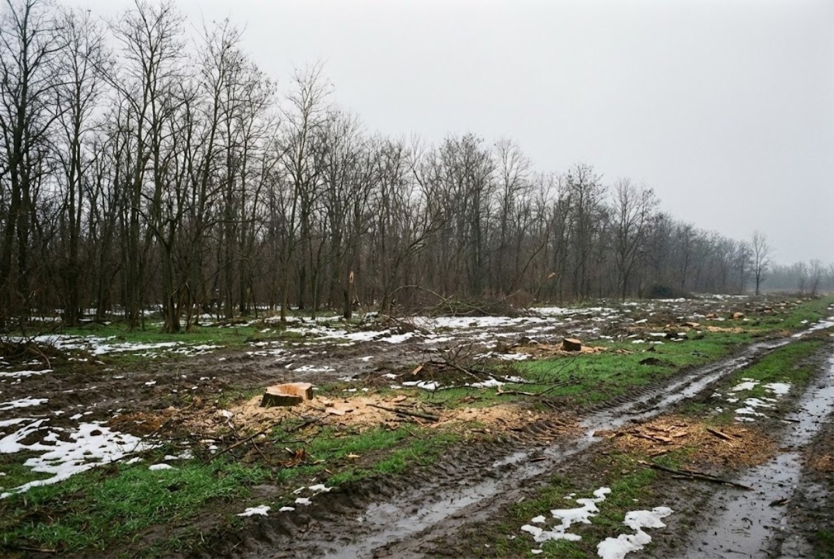 Пиляли дерева на замовлення: у Запорізькому районі викрили «чорних лісорубів»
