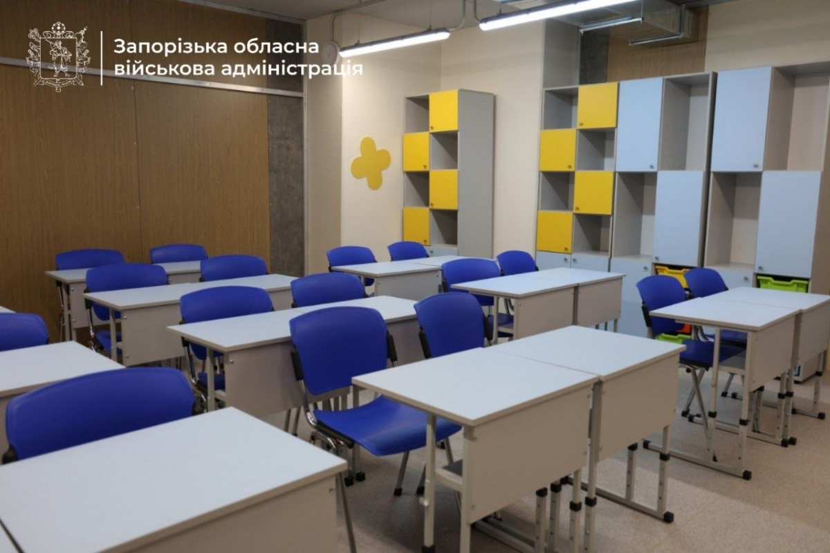 У Запоріжжі завершують будівництво підземної школи на 1000 учнів: як виглядатиме безпечний простір (фото)