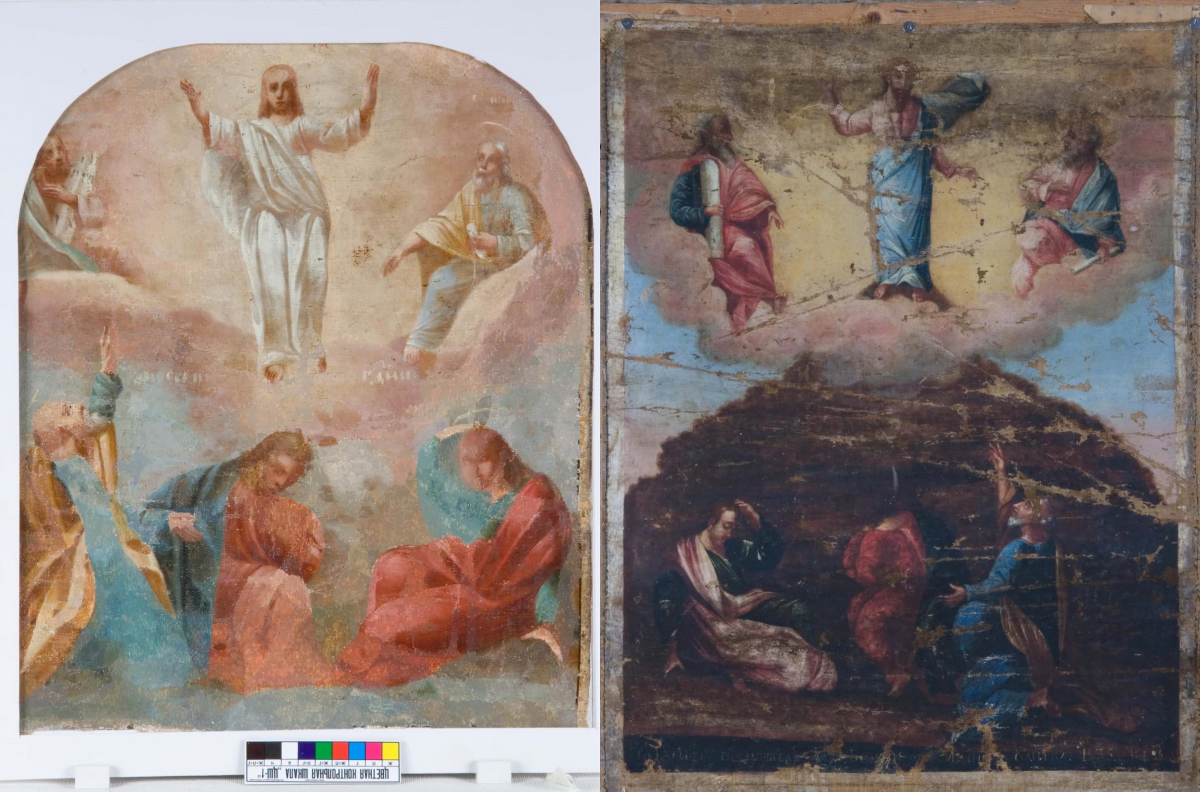 В колекції Національного заповідника «Хортиця» зберігаються дві корогви «Преображення» (фото)
