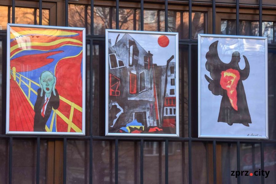 Відомий київський художник присвятив виставку героїчній боротьбі Запоріжжя проти рашистської навали