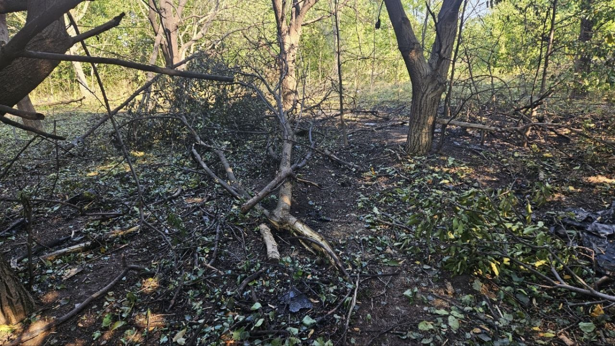 У Запорізькому районі після обстрілу АЗС виявили забруднення - ґрунт дослідять у лабораторії (фото)
