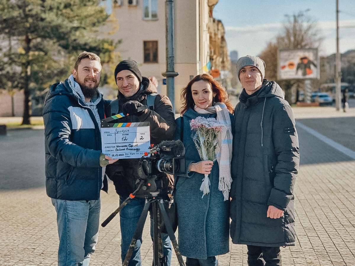 "Кохання, що сильніше за зневіру" - в Запоріжжі зняли зворушливий короткометражний фільм