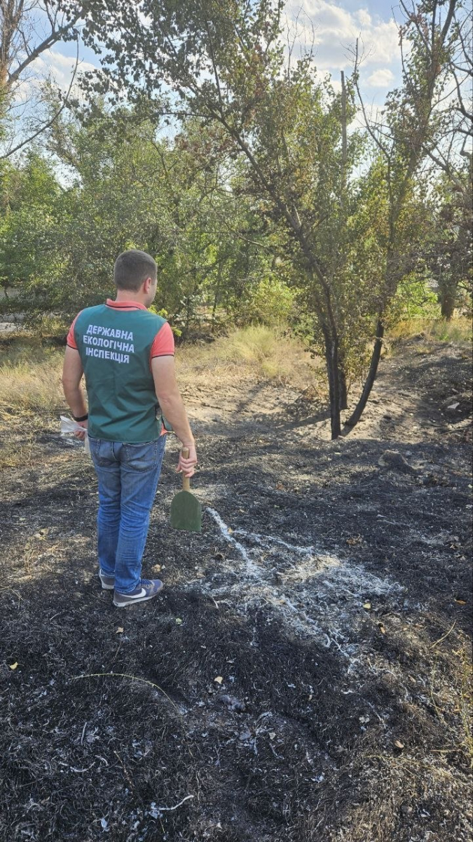 Вирви, згарища та уламки: екологи обстежили уражені обстрілами території Запоріжжя (фото)